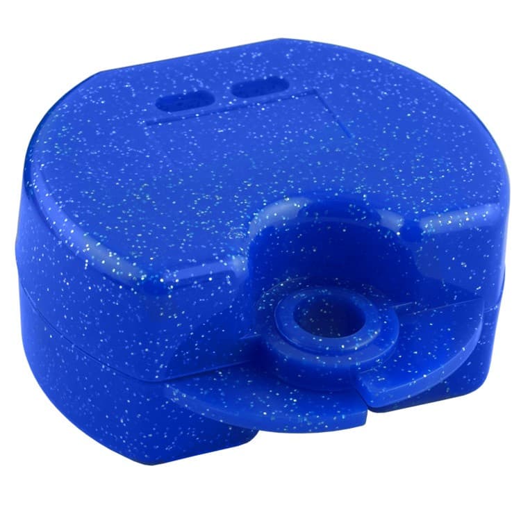 Retainer cases Euro maxi tropical blue, 38 x 76 x 64mm (Pack of 10 pieces) – oficiali Falcon Medical produkto nuotrauka