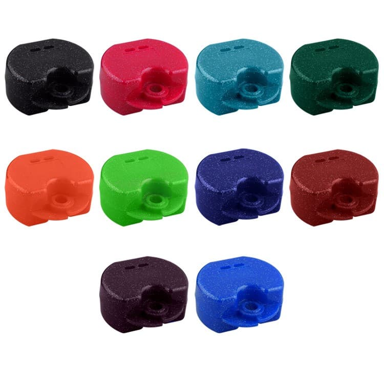 Retainer cases Euro maxi assorted colours, 38 x 76 x 64mm (Pack of 10 pieces) – oficiali Falcon Medical produkto nuotrauka