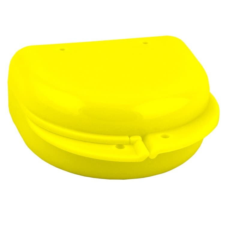 Retainer cases classic midi yellow 32 x 70 x 60mm (Pack of 10 pieces) – oficiali Falcon Medical produkto nuotrauka