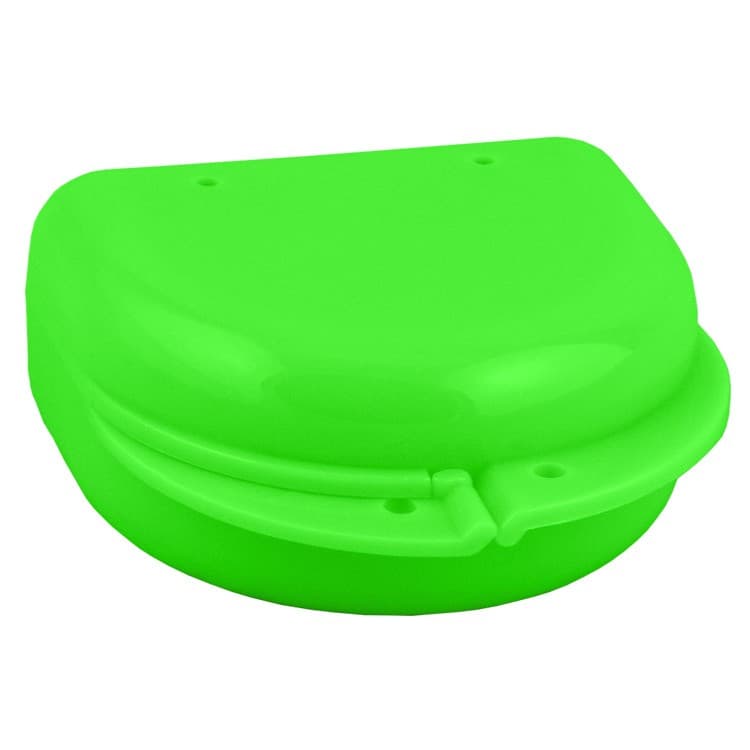 Retainer cases classic midi green flourescent 32 x 70 x 60mm (Pack of 10 pieces) – oficiali Falcon Medical produkto nuotrauka