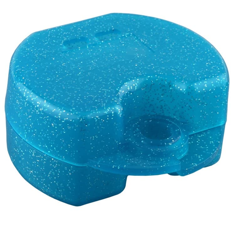 Retainer cases Euro maxi sparkle cool mint, 38 x 76 x 64mm (Pack of 10 pieces) – oficiali Falcon Medical produkto nuotrauka