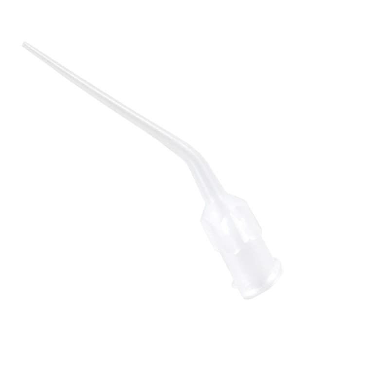 DENTALINE disposable endodontic plastic syringe tips luer lock long (20 pieces) – oficiali Falcon Medical produkto nuotrauka
