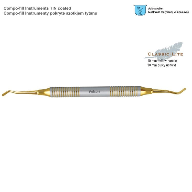 Classic-Lite Compo-Fill Filling instruments fig. 178, TIN coated – oficiali Falcon Medical produkto nuotrauka
