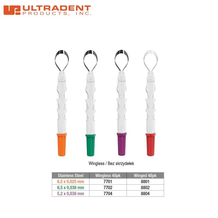 Omni Matrix – Disposable retainer and Matrix, Winglesss, 5,2 x 0,038 mm (48 pieces) – oficiali Falcon Medical produkto nuotrauka