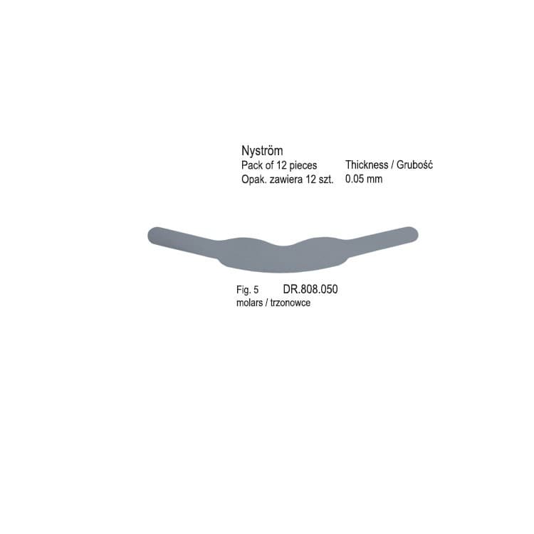 Matrix Bands Nyström fig.5 (Pack of 12 pieces) – oficiali Falcon Medical produkto nuotrauka