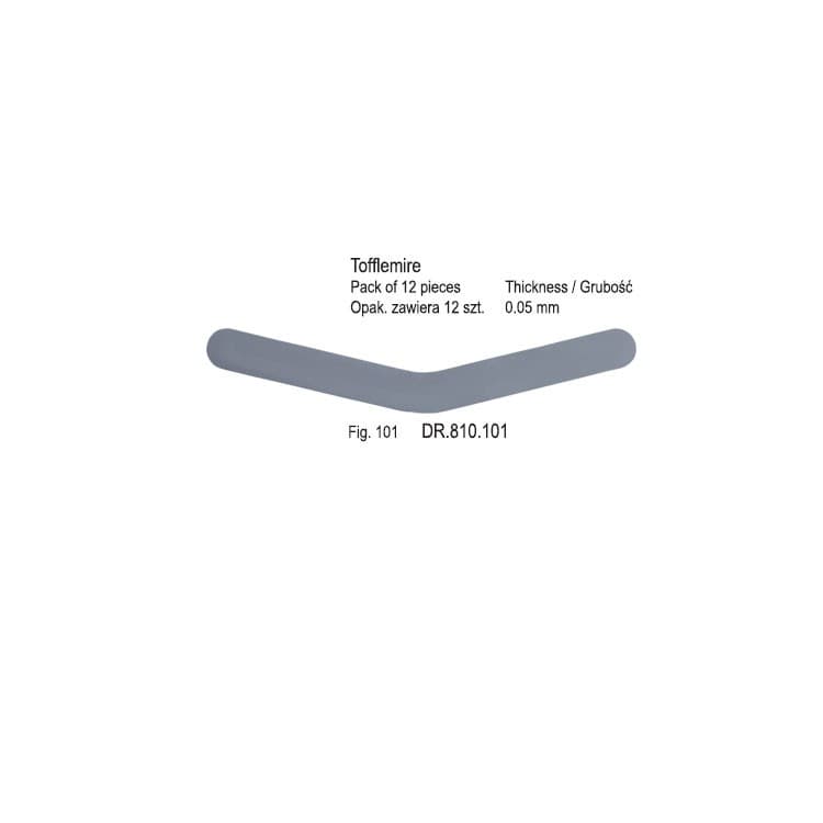 Matrix Bands Tofflemire fig. 101 (Pack of 12 pieces) – oficiali Falcon Medical produkto nuotrauka