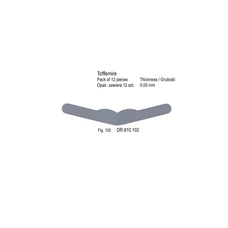 Matrix Bands Tofflemire fig. 102 (Pack of 12 pieces) – oficiali Falcon Medical produkto nuotrauka
