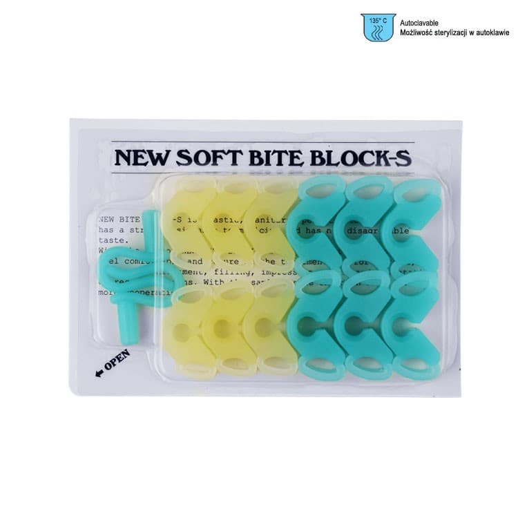 Mouth prop set silicone, 6 x small, 6 x regular with 2 cheek support (Pack of 14 pieces) – oficiali Falcon Medical produkto nuotrauka