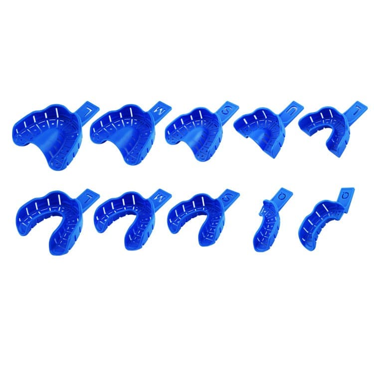 Disposable Impression Trays for implants assorted (Pack of 10 pieces) – oficiali Falcon Medical produkto nuotrauka