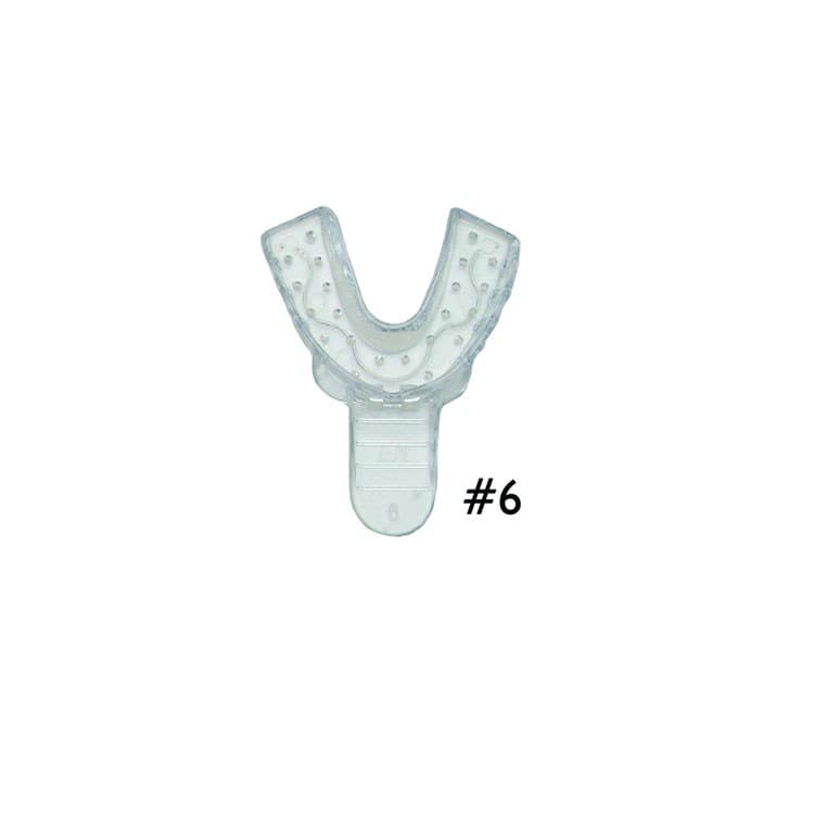 Disposable impression trays transparent lower S fig. 6 – oficiali Falcon Medical produkto nuotrauka