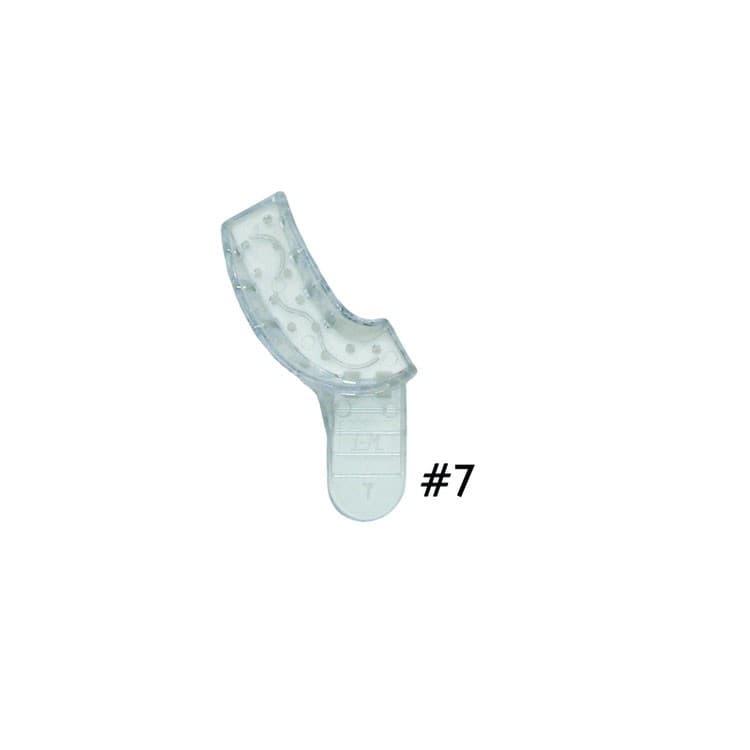 Disposable Impression trays transparent partial upper right/lower left fig. 7 – oficiali Falcon Medical produkto nuotrauka