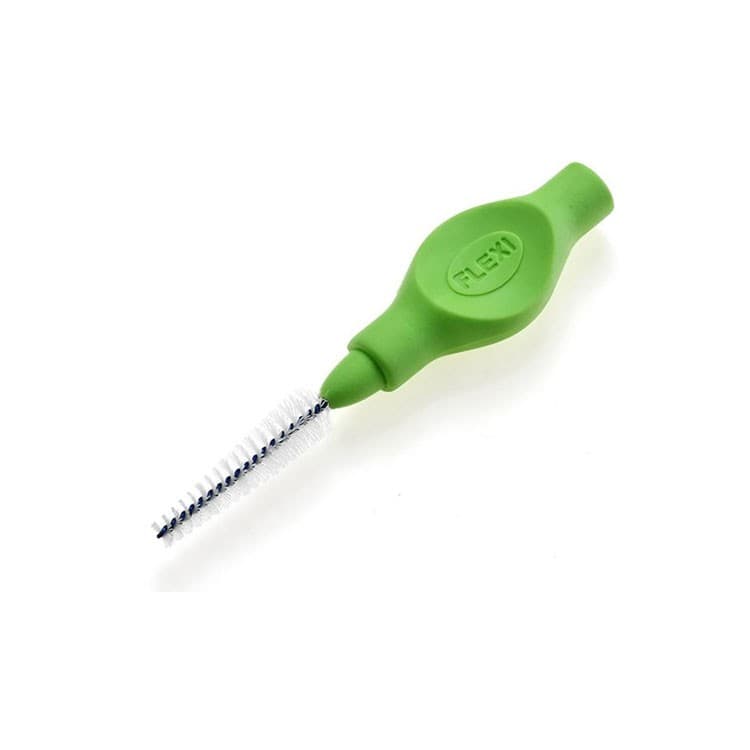 Tandex Flexi interdental brush with flexible ellipse handle tapered 3 – 6 mm lime – oficiali Falcon Medical produkto nuotrauka