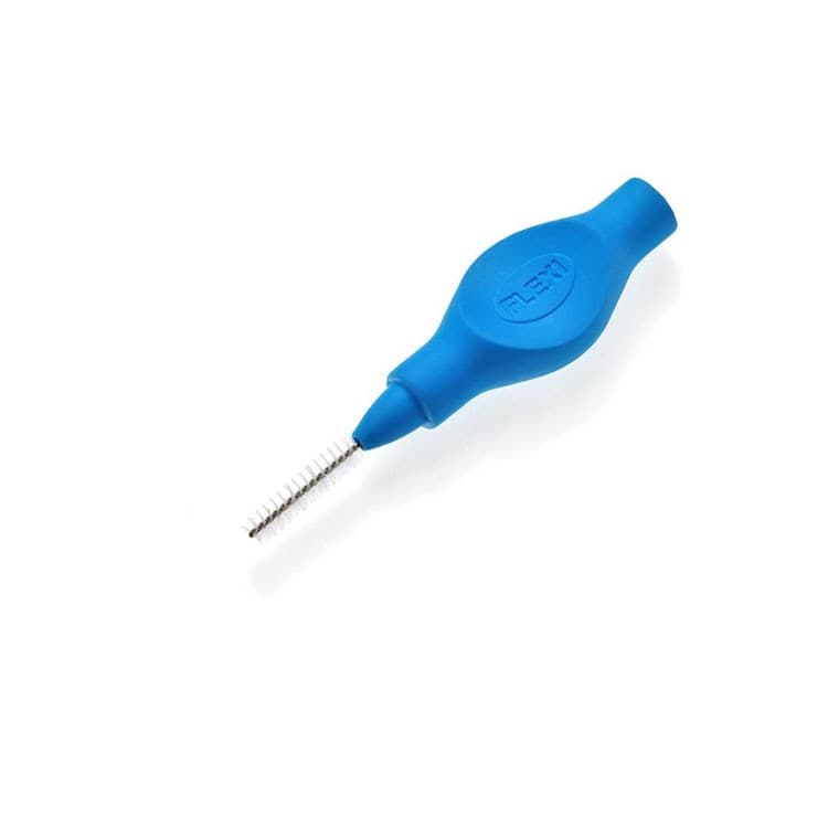 Tandex Flexi interdental brush with flexible ellipse handle x-fine 3 mm aqua – oficiali Falcon Medical produkto nuotrauka