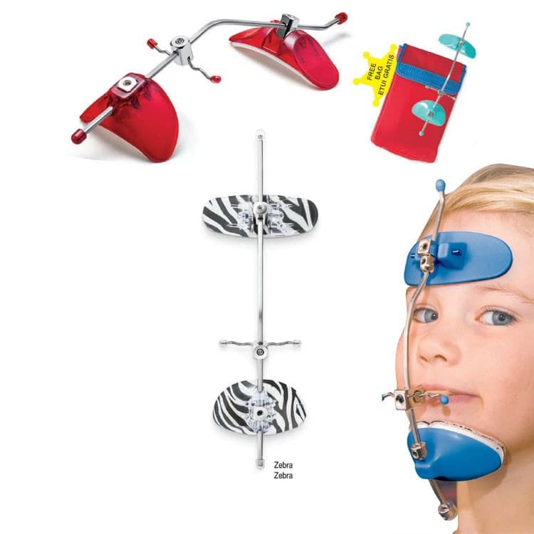 Comfi-Max fully adjustable facemask zebra – oficiali Falcon Medical produkto nuotrauka