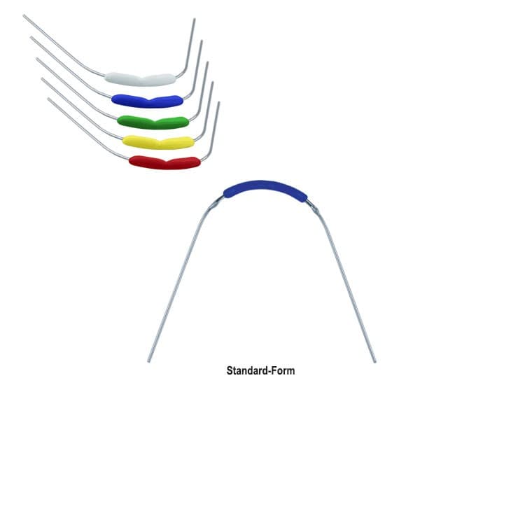 Lip bumper standard-form without hooks blue – oficiali Falcon Medical produkto nuotrauka