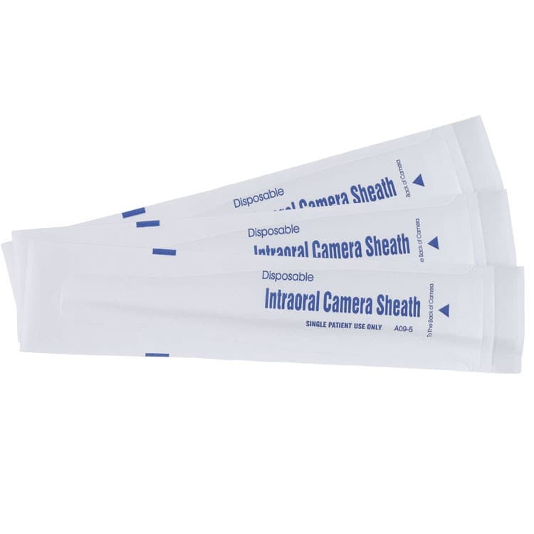 DENTALINE disposable pre-cut sleeves for Intra-oral Camera (Pack of 100 pieces) – oficiali Falcon Medical produkto nuotrauka