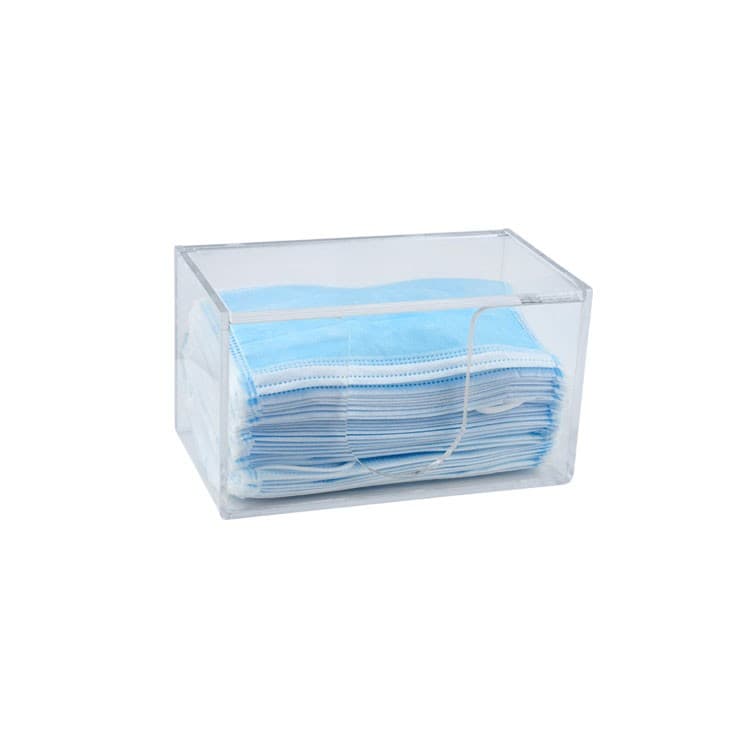 Acrylic face mask dispenser with cover 108 x 193 x 108mm – oficiali Falcon Medical produkto nuotrauka