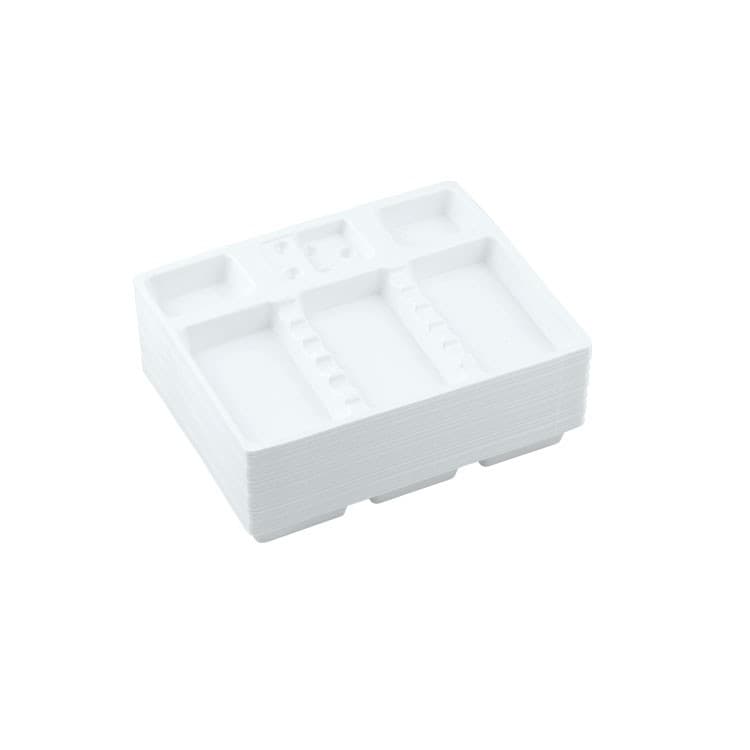 DENTALINE Disposable Instrument trays midi 183x140x17mm (Pack of 400 pieces) – oficiali Falcon Medical produkto nuotrauka