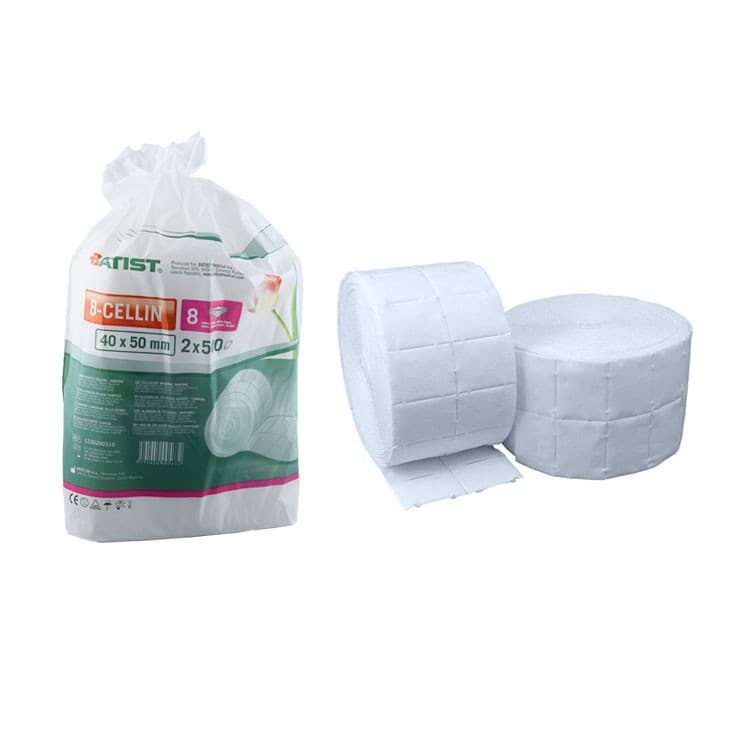 Cellulose wadding tampons 40 x 50 mm , 8 ply (Pack of 1000 pieces) – oficiali Falcon Medical produkto nuotrauka