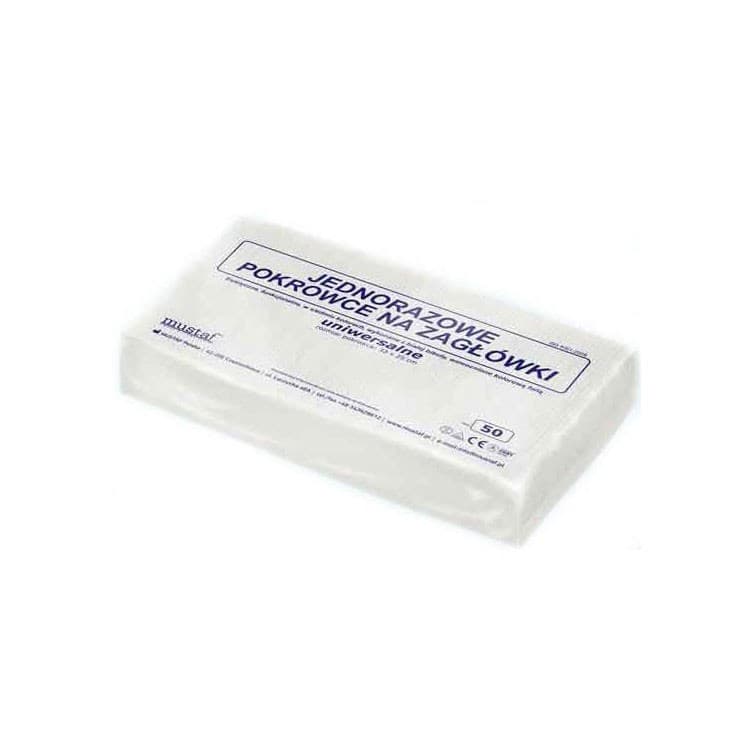 DENTALINE head rest cover 280 x 240 x 50mm (Pack of 250 pieces) – oficiali Falcon Medical produkto nuotrauka