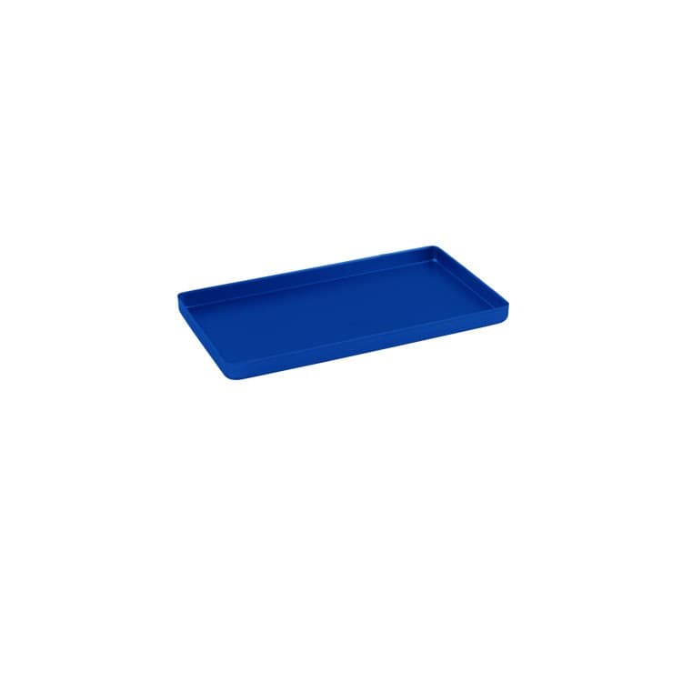 Instrument tray mini aluminum 180x100x11mm Blue – oficiali Falcon Medical produkto nuotrauka