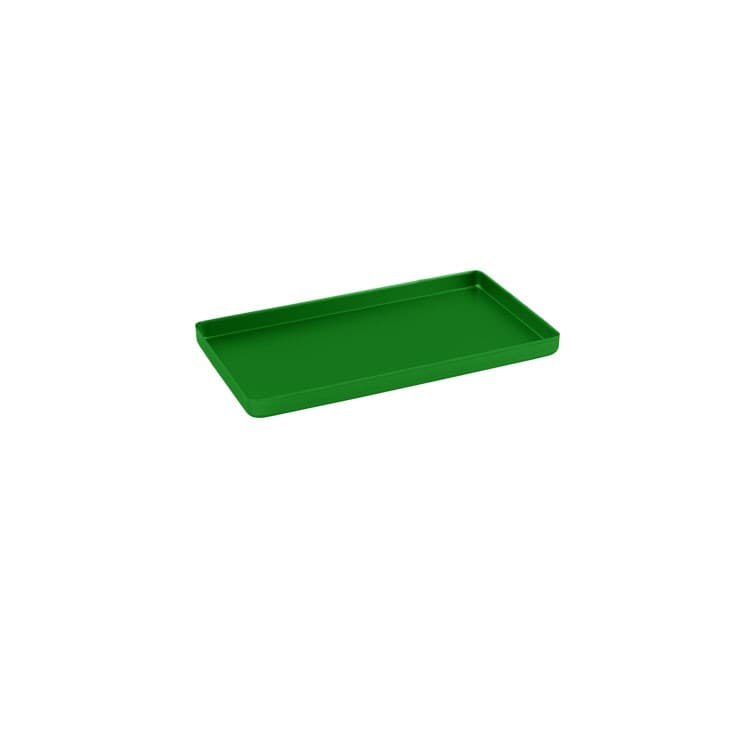 Instrument tray mini aluminum 180x100x11mm Green – oficiali Falcon Medical produkto nuotrauka