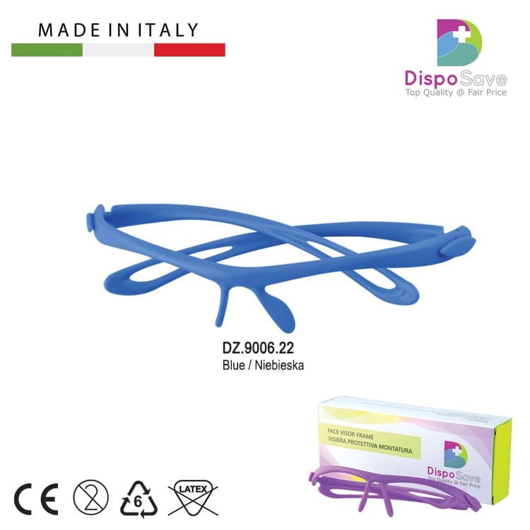 Visor-II Frame only blue (autoclavable 121°c) – oficiali Falcon Medical produkto nuotrauka