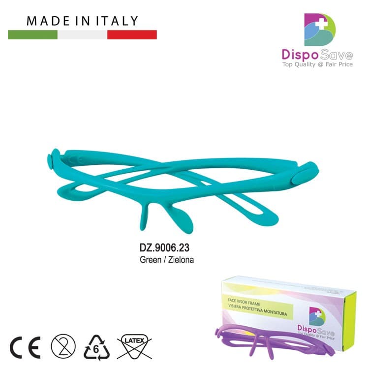 Visor-II Frame only green (autoclavable 121°c) – oficiali Falcon Medical produkto nuotrauka