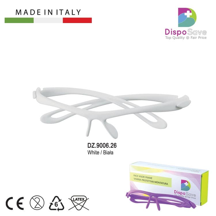 Visor-II Frame only white (autoclavable 121°c) – oficiali Falcon Medical produkto nuotrauka