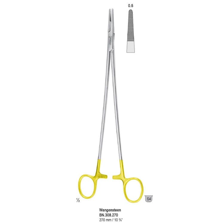 Falcon-Grip Needle holder Wangensteen 270mm TC – oficiali Falcon Medical produkto nuotrauka