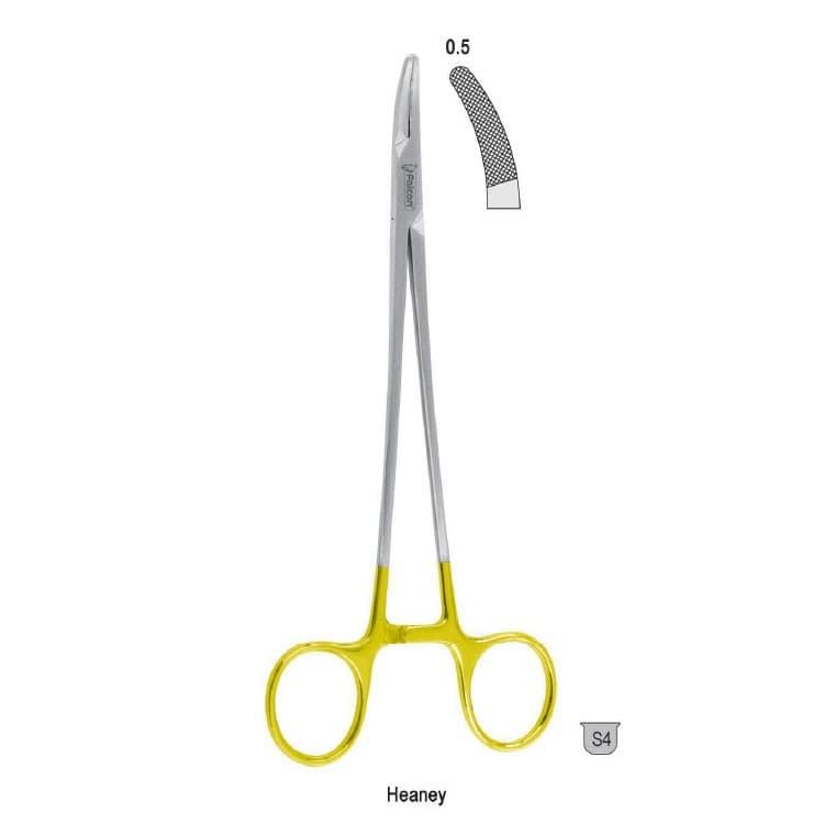 Falcon-Grip Needle holder Heaney curved 260mm TC – oficiali Falcon Medical produkto nuotrauka