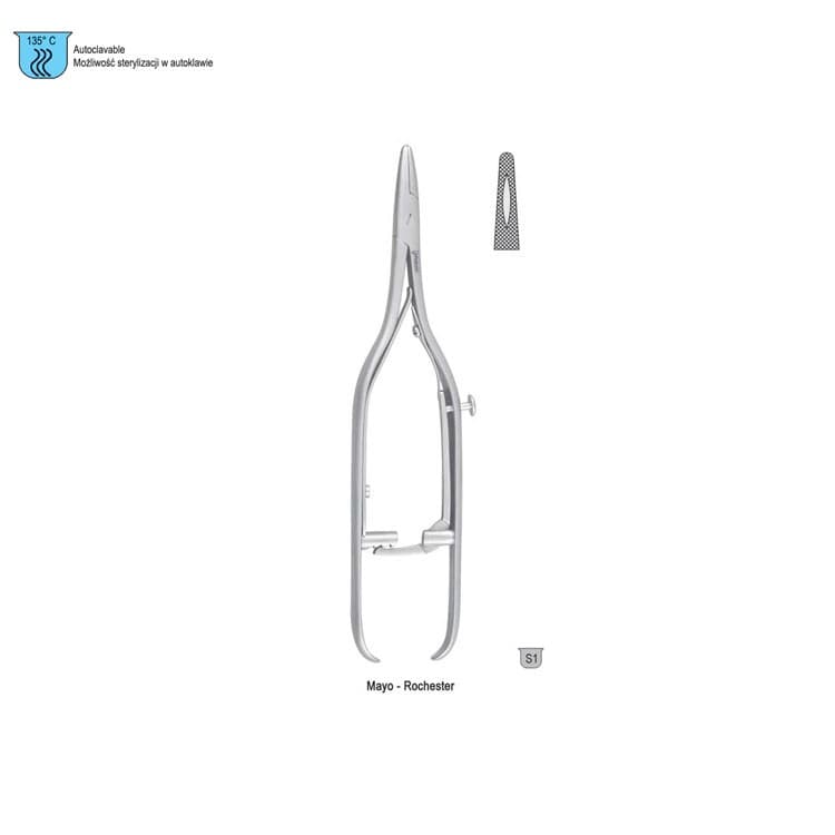 Needle holder Mayo-Rochester 180mm – oficiali Falcon Medical produkto nuotrauka