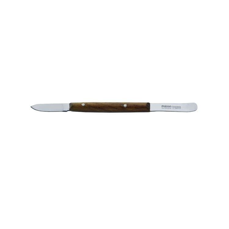 Wax knife Fahnenstock small with wooden handle 130mm – oficiali Falcon Medical produkto nuotrauka