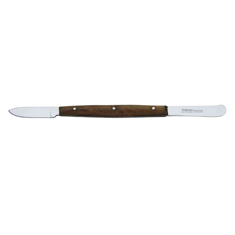 Wax knife Fahnenstock regular with wooden handle 175mm – oficiali Falcon Medical produkto nuotrauka