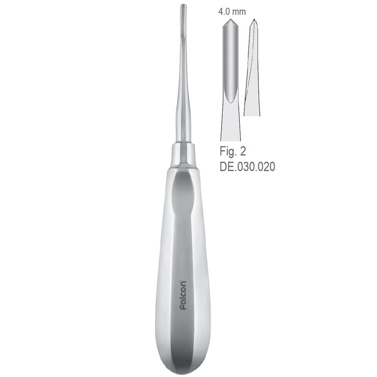 Elevator Bein 4mm fig. 2 – oficiali Falcon Medical produkto nuotrauka