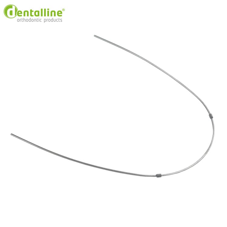 Dentalline NiTi Thermal D-Form square archwires With Stops universal (Pack of 10 pieces) – oficiali Falcon Medical produkto nuotrauka