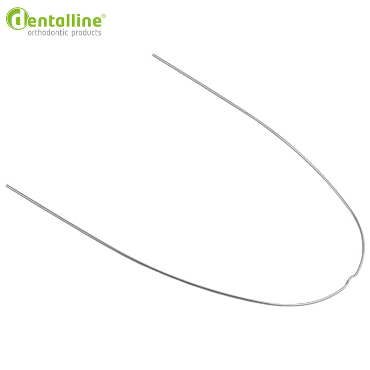 Dentalline NiTi super elastic Euro-Form rectangle archwires Dimpled upper (Pack of 10 pieces) – oficiali Falcon Medical produkto nuotrauka
