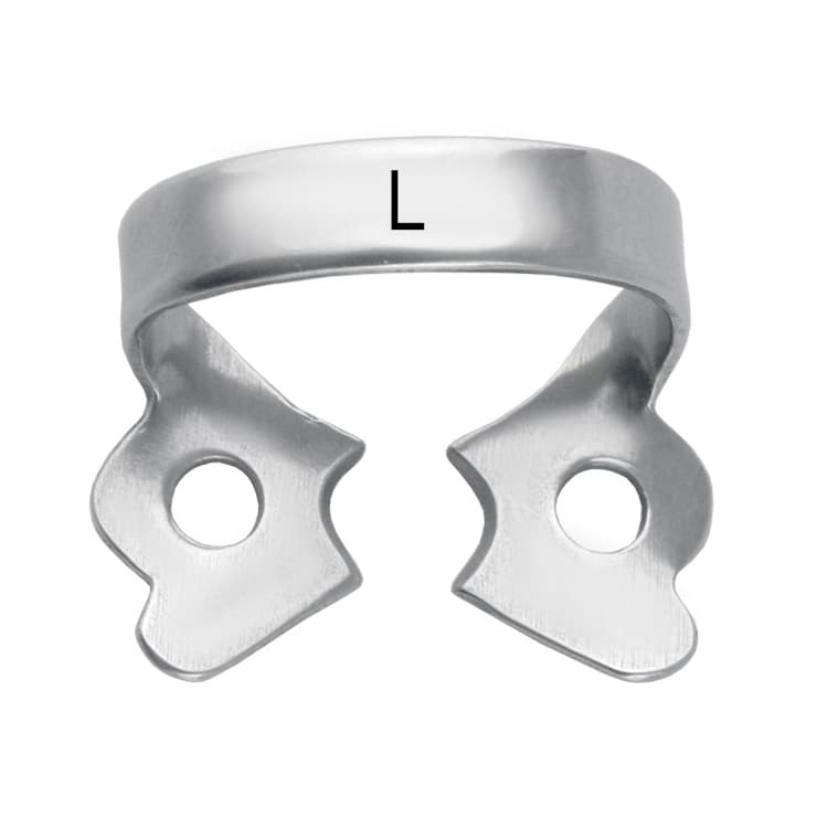 Rubber dam clamp Incisors, canines and preMolars fig. L – oficiali Falcon Medical produkto nuotrauka