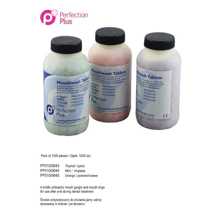 Mouthwash tablets mint (Pack of 1000 pieces) – oficiali Falcon Medical produkto nuotrauka