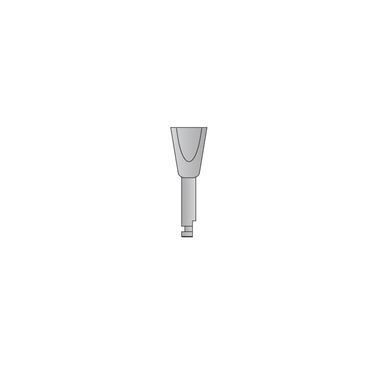 DIA-DUPLEX Synthetic rubber polisher with impregnated diamond STEP-2 Ø 6.0 x 8.3mm RA – oficiali Falcon Medical produkto nuotrauka