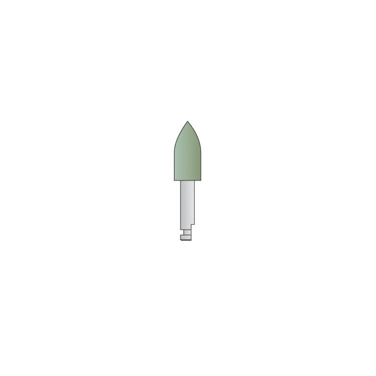 Amalgam-Metal, Synthetic rubber polishers STEP-3 Ø 5.2 x 10.0mm RA – oficiali Falcon Medical produkto nuotrauka