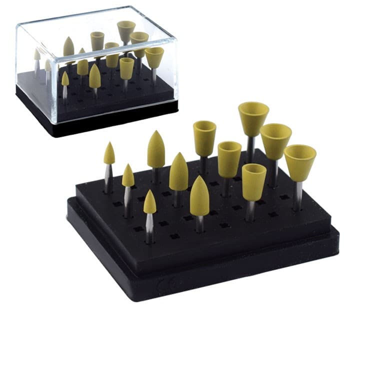 Compo, Silicone polishers set of 12 pieces – oficiali Falcon Medical produkto nuotrauka