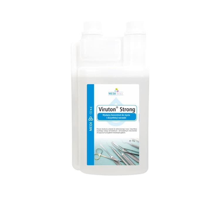 Viruton® Strong preparat do mycia i dezynfekcji narzędzi chirurgiczne 1L – oficiali Falcon Medical produkto nuotrauka