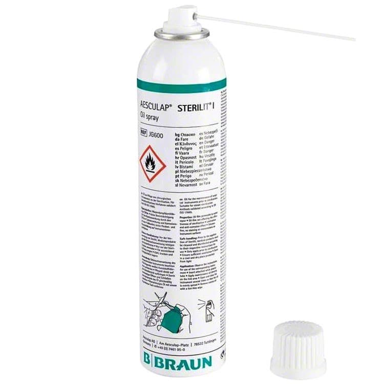 Sterilit® surgical instrument spray lubricant 300ml – oficiali Falcon Medical produkto nuotrauka