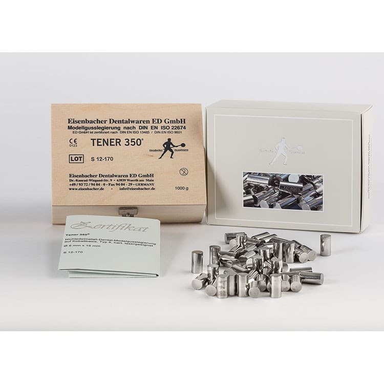 Tener 350 Eisenbacher Non-precious Co-Cr partial dental alloy – oficiali Falcon Medical produkto nuotrauka