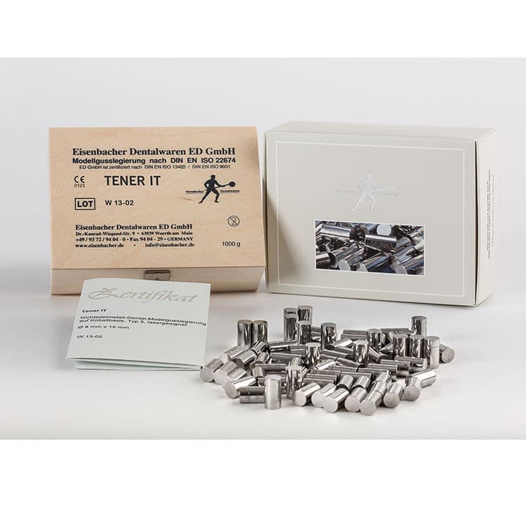 Tener IT Non-precious Co-Cr partial dental alloy – oficiali Falcon Medical produkto nuotrauka