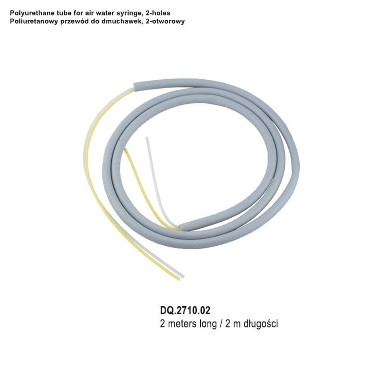 3-1 Air water syringe tubing 2-holes (2 meters) – oficiali Falcon Medical produkto nuotrauka