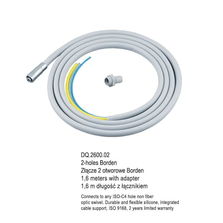 2-Holes tube with adopter – oficiali Falcon Medical produkto nuotrauka