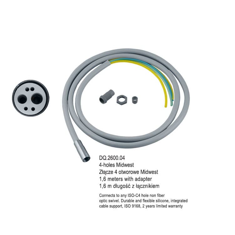 4-Holes tube with adopter – oficiali Falcon Medical produkto nuotrauka
