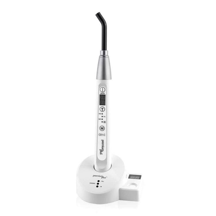Cordless light curing unit with 11mm fiber optic light guide, White – oficiali Falcon Medical produkto nuotrauka
